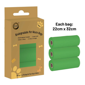 24 Biodegradable Pet Waste Bags