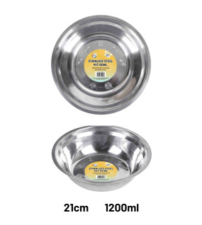 21cm Stainless Steel Pet Bowl