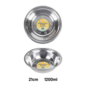 21cm Stainless Steel Pet Bowl