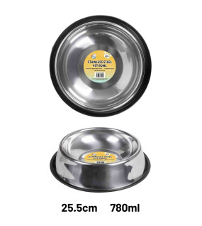 25.5cm Stainless Steel Pet Bowl