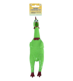 Squeaky Chicken Dog Toy