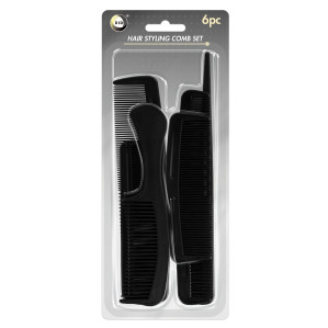 6pc Hair Styling Comb Set