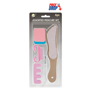 6pc Assorted Pedicure Set