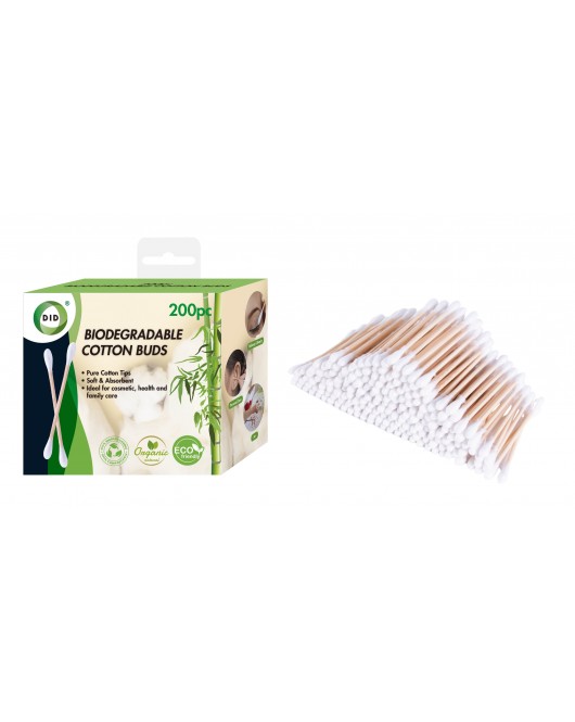 200pc Biodegradable Cotton Buds