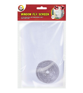White Window Fly Screen