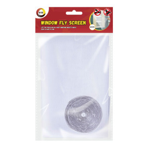 White Window Fly Screen