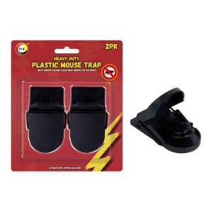 2Pk Heavy Duty Plastic Mouse Trap