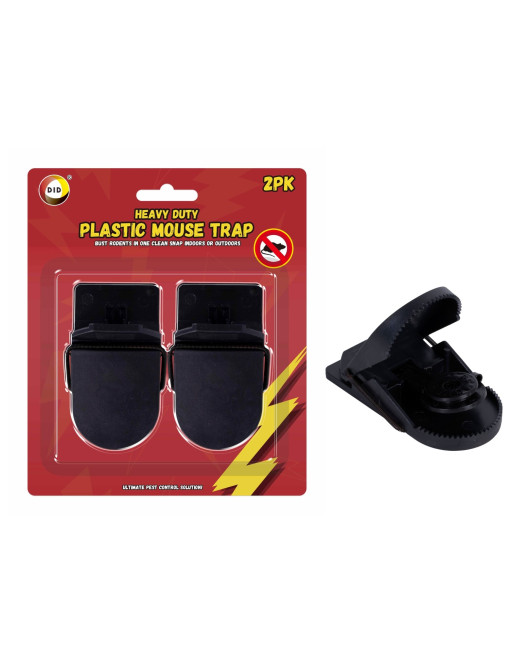 2Pk Heavy Duty Plastic Mouse Trap 2Pk Heavy Duty Plastic Mouse Trap