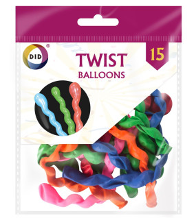 15pc Twist Balloons