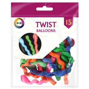 15pc Twist Balloons