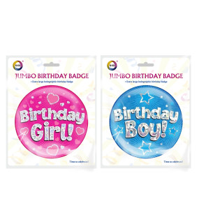 Jumbo Birthday Badge