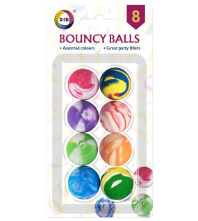 8pc Bouncy Balls