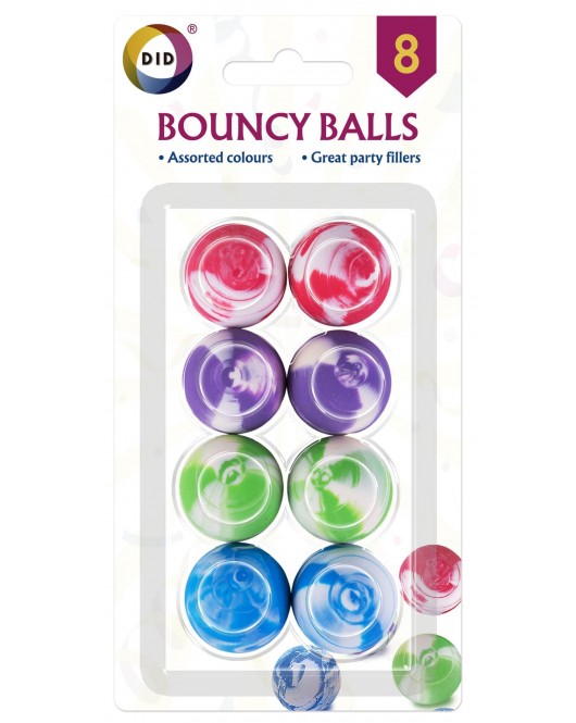 8pc Bouncy Balls