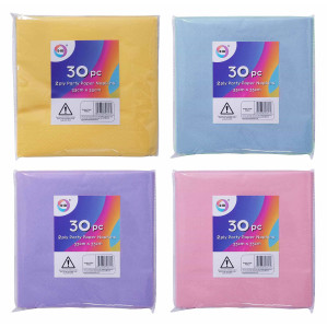 30pc 33cm x 33cm 2ply Party Paper Napkins
