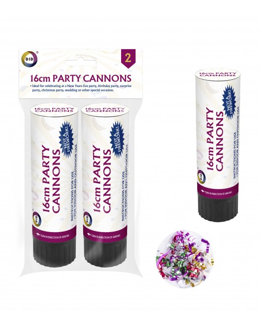 2pc 16cm Party Cannons