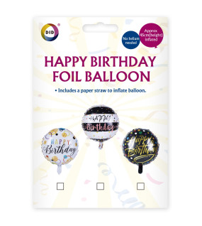 Happy Birthday Foil Balloon