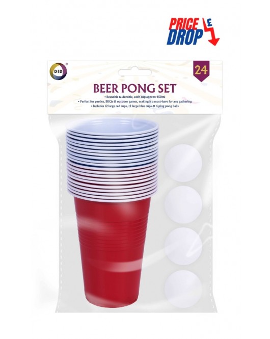 24pc Beer Pong Set 