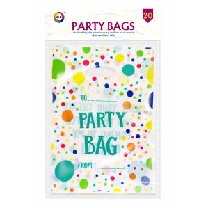 20Pk 18cm x 23cm Party Bags