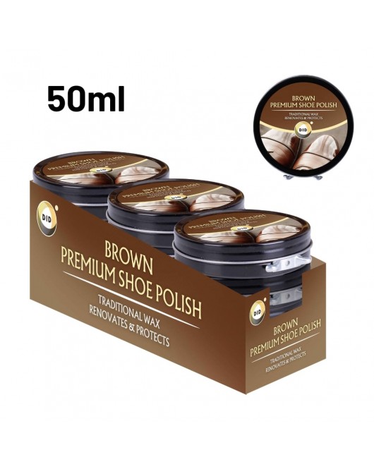 50ml Brown Shoe Polish