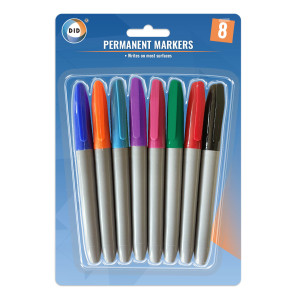 8pc Permanent Markers