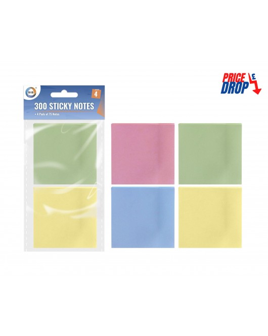 4pc 300 Sticky Notes