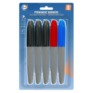 5Pk Permanent Markers