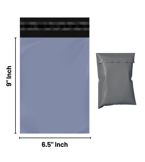 100 x 6.5" x 9" Grey Recycled Mail Bags