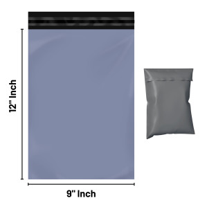 100 x 9" x 12" Grey Recycled Mail Bags