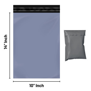 100 x 10" x 14" Grey Recycled Mail Bags