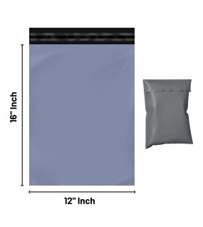100 x 12" x 16" Grey Recycled Mail Bags