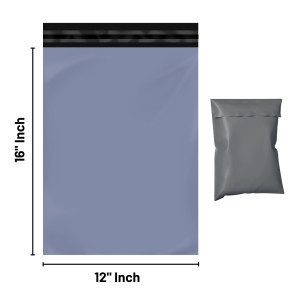 100 x 12" x 16" Grey Recycled Mail Bags