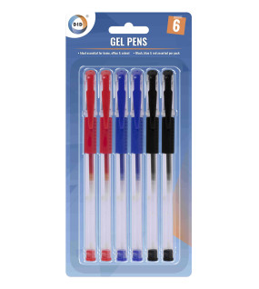 6Pk Gel Pens