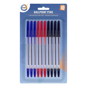 10Pk Ballpoint Pens