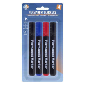 4Pk Permanent Markers
