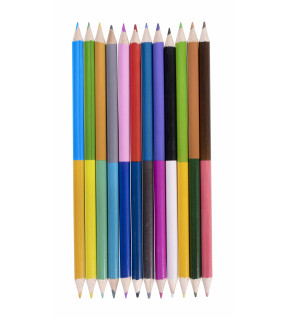 12Pk Double Ended Colouring Pencils
