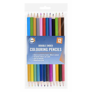 12Pk Double Ended Colouring Pencils