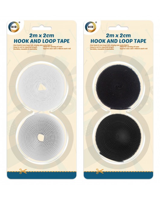 2m x 2cm Hook and Loop Tape