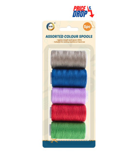 5pc Assorted Colour Spools