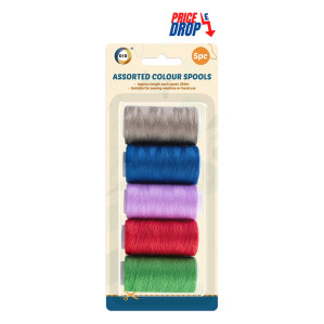 5pc Assorted Colour Spools