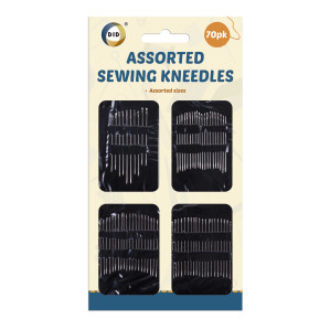 70Pk Assorted Sewing Kneedles