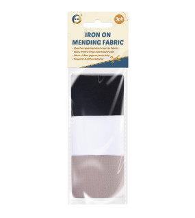 3Pk Iron On Mending Fabric