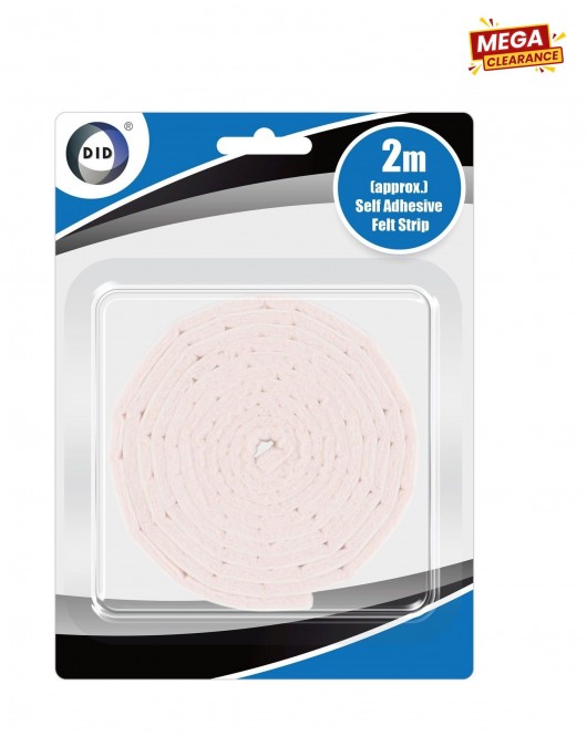 2m Self Adhesive Felt Strip