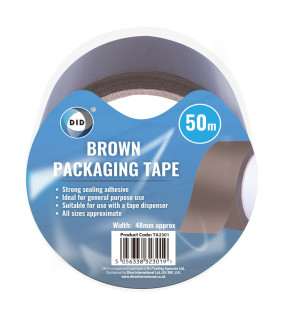 50m x 48mm Brown Packaging Tape