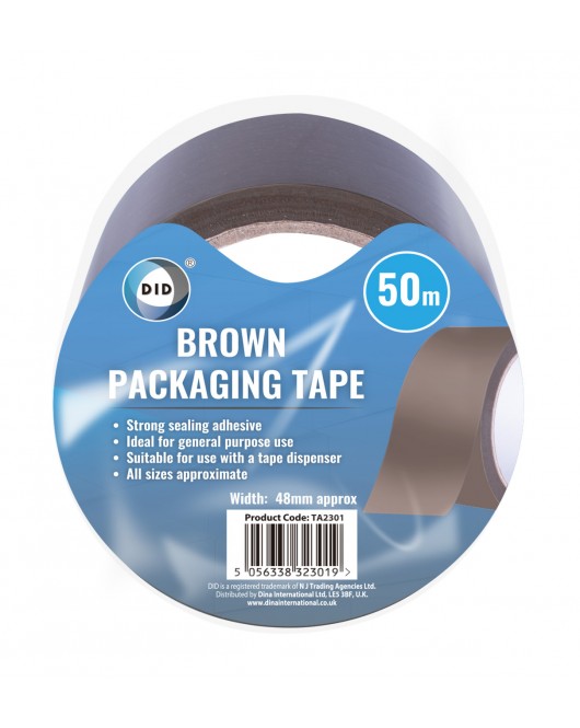 50m x 48mm Brown Packaging Tape
