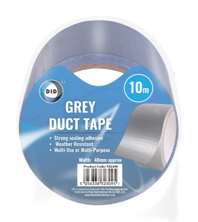 10m x 48mm Grey Duct Tape