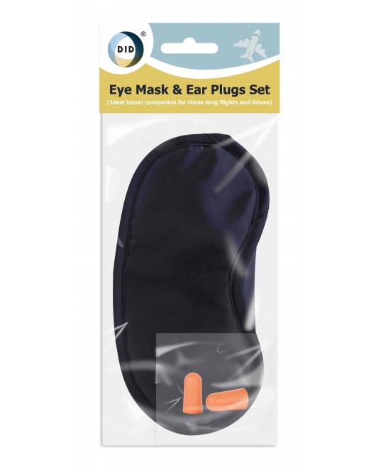 Eye Mask & Ear Plugs Set