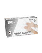 100pc x-Large Powder Free Clear Vinyl Gloves 100pc x-Large Powder Free Clear Vinyl Gloves