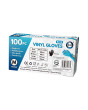 100pc Medium Powder Free Blue Vinyl Gloves 100pc Medium Powder Free Blue Vinyl Gloves
