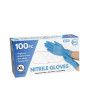 100pc x-Large Powder Free Blue Nitrile Gloves 100pc x-Large Powder Free Blue Nitrile Gloves