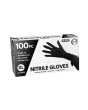 100pc x-Large Powder Free Black Nitrile Gloves 100pc x-Large Powder Free Black Nitrile Gloves